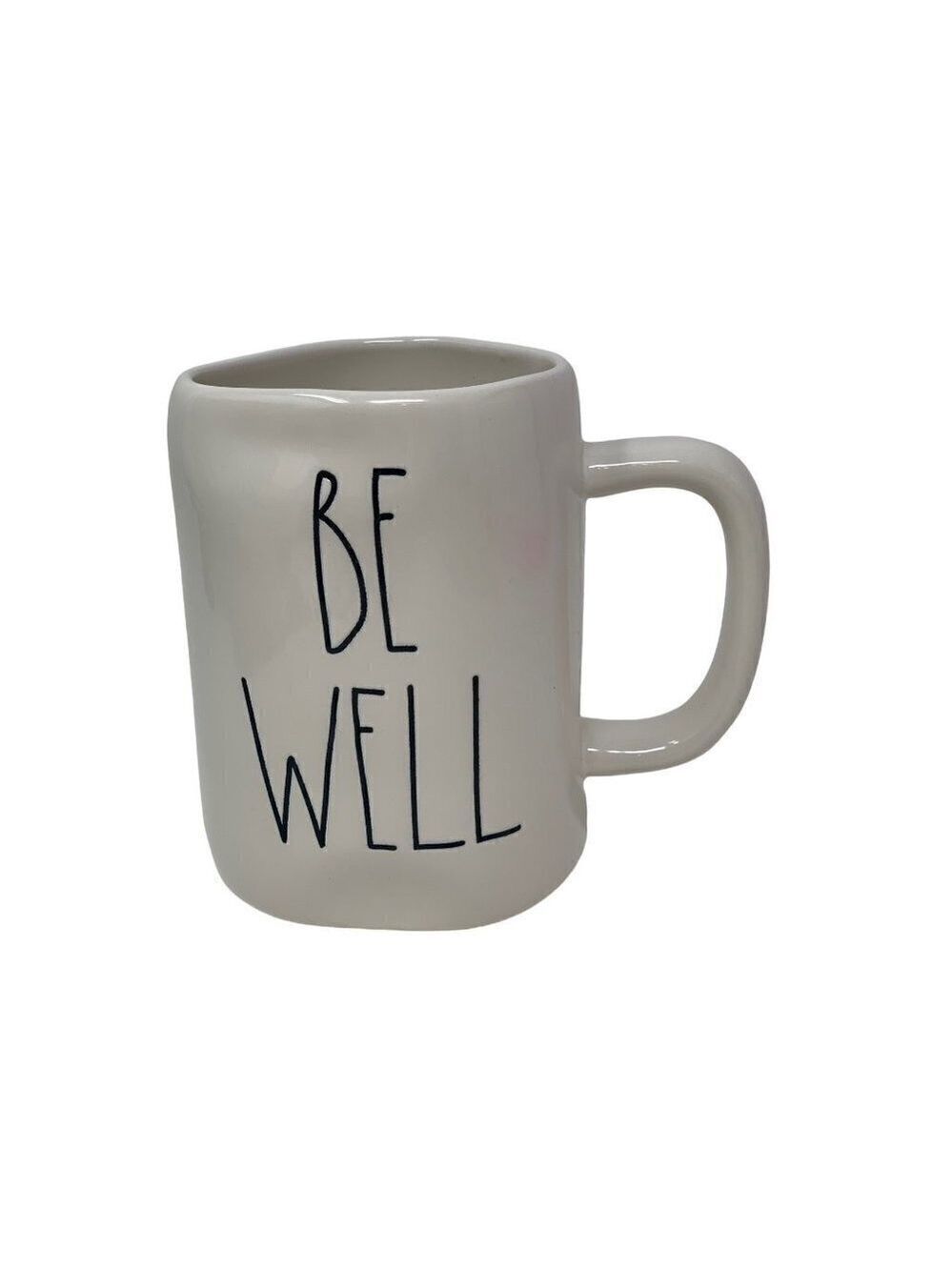 Rae Dunn BE WELL Mug Large Coffee Cup Ceramic Magenta LL Farmhouse Gift 16oz